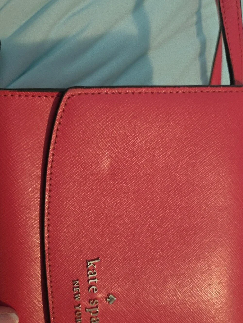 kate spade Pink Leather Flap Crossbody Bag